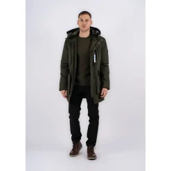 Vindjakke til Herre Clark Olivengrøn